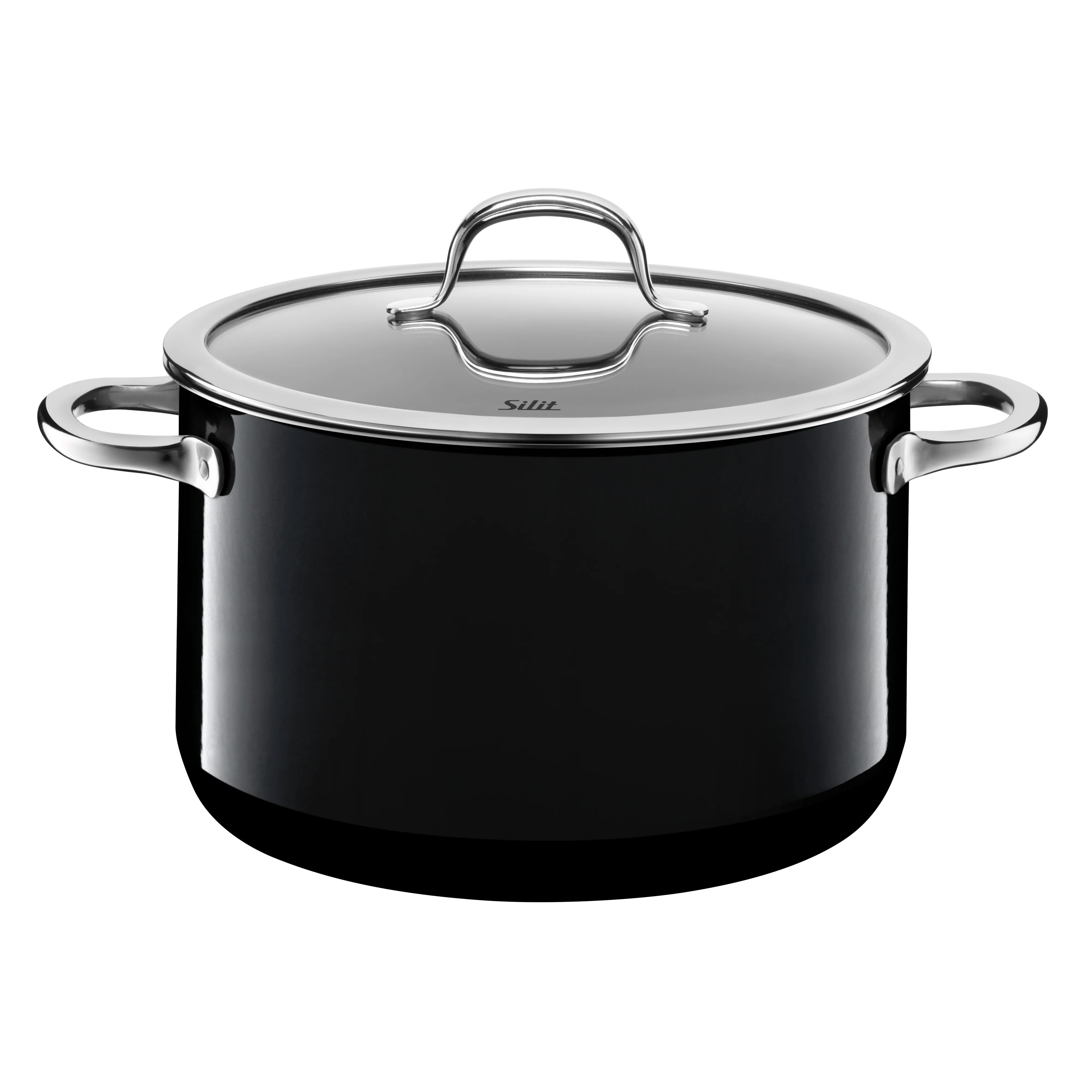 Silit Silargan Passion Cookware set with lids 4-piece Black