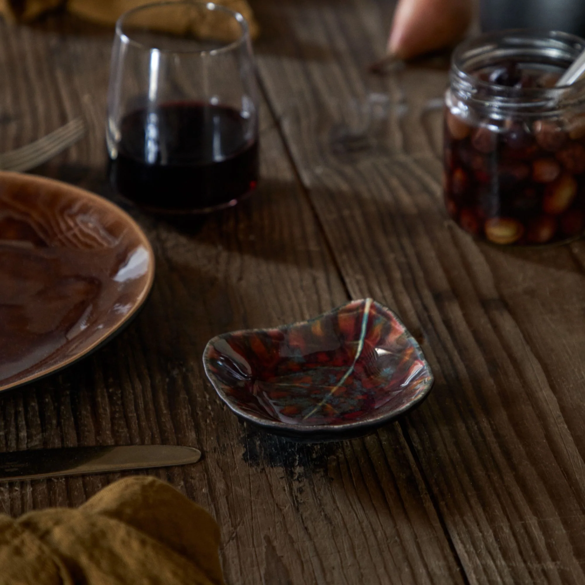 Dip Dish Leaf Riviera