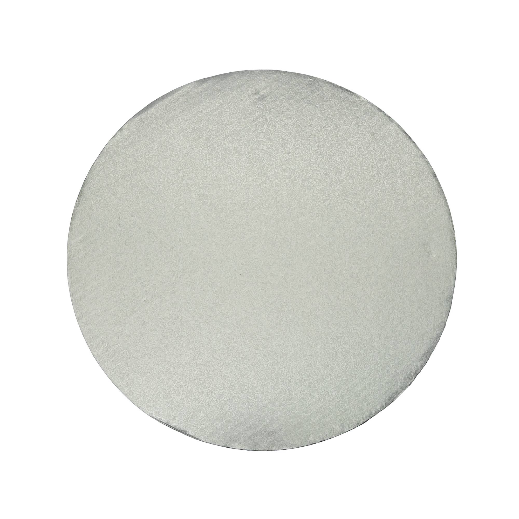 Silver Round Double Thick Card Cake Board 11 Inches