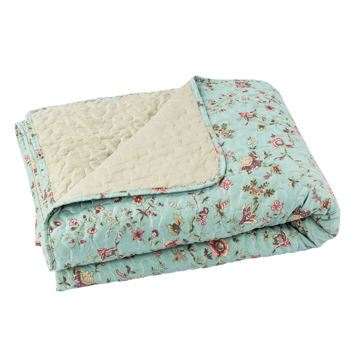 Colcha Manila Azul Reversível 220x240cm