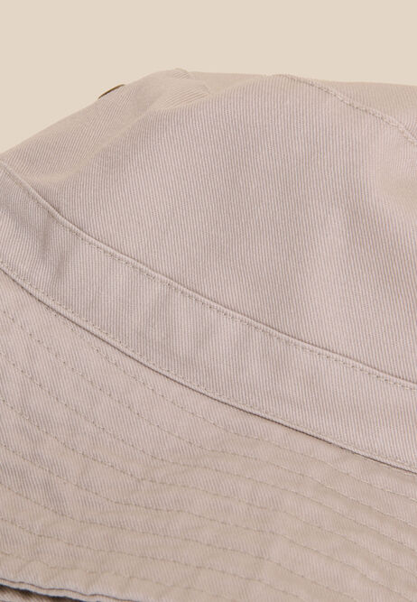 Mens Stone Chin Strap Bucket Hat