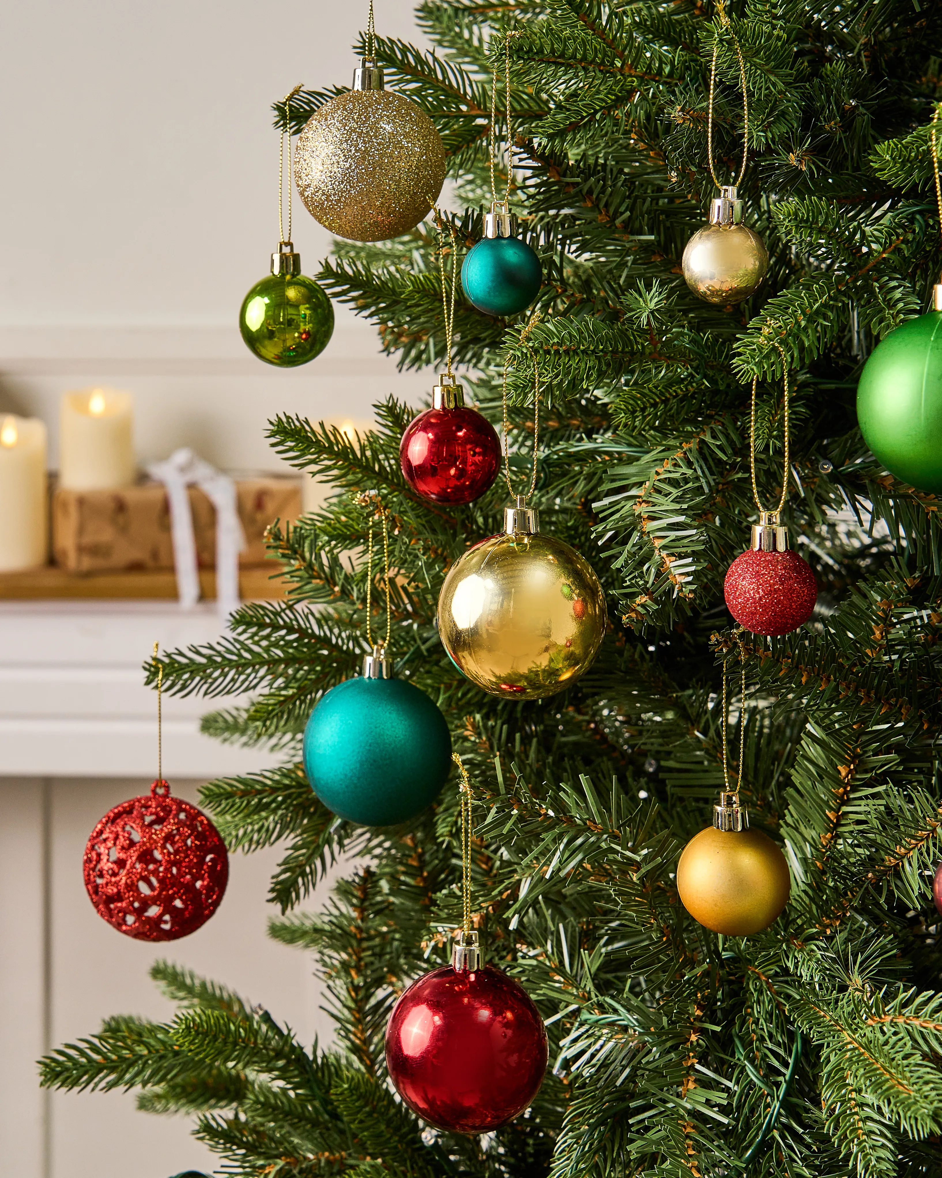 Set of 100 Baubles VANERN Multicolour