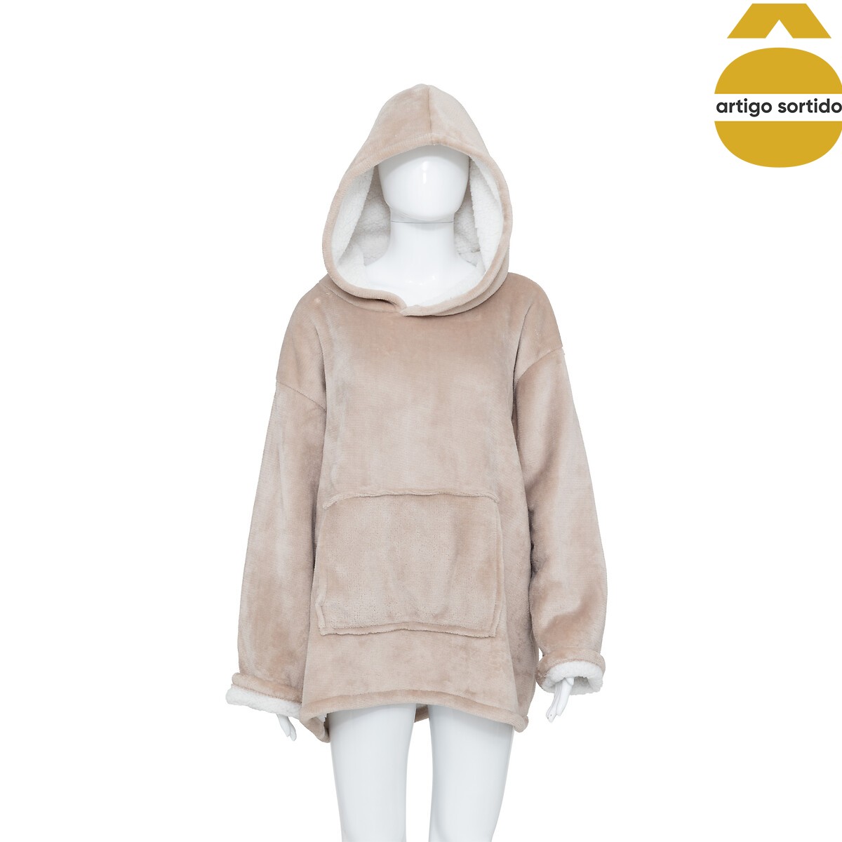 Manta camisola com capuz FLAN