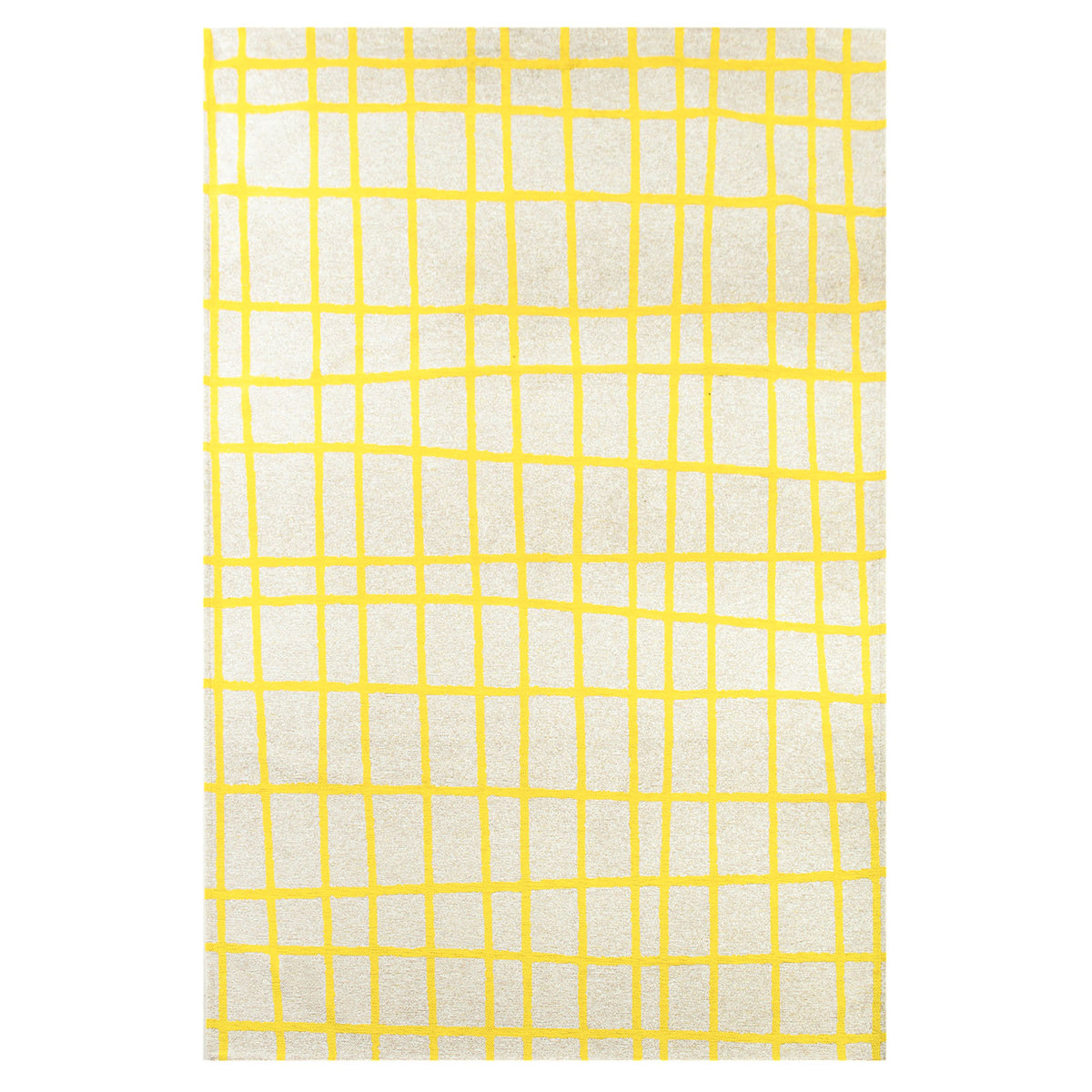 Lola&Moi vloerkleed Bright Yellow - geel - 140x200cm