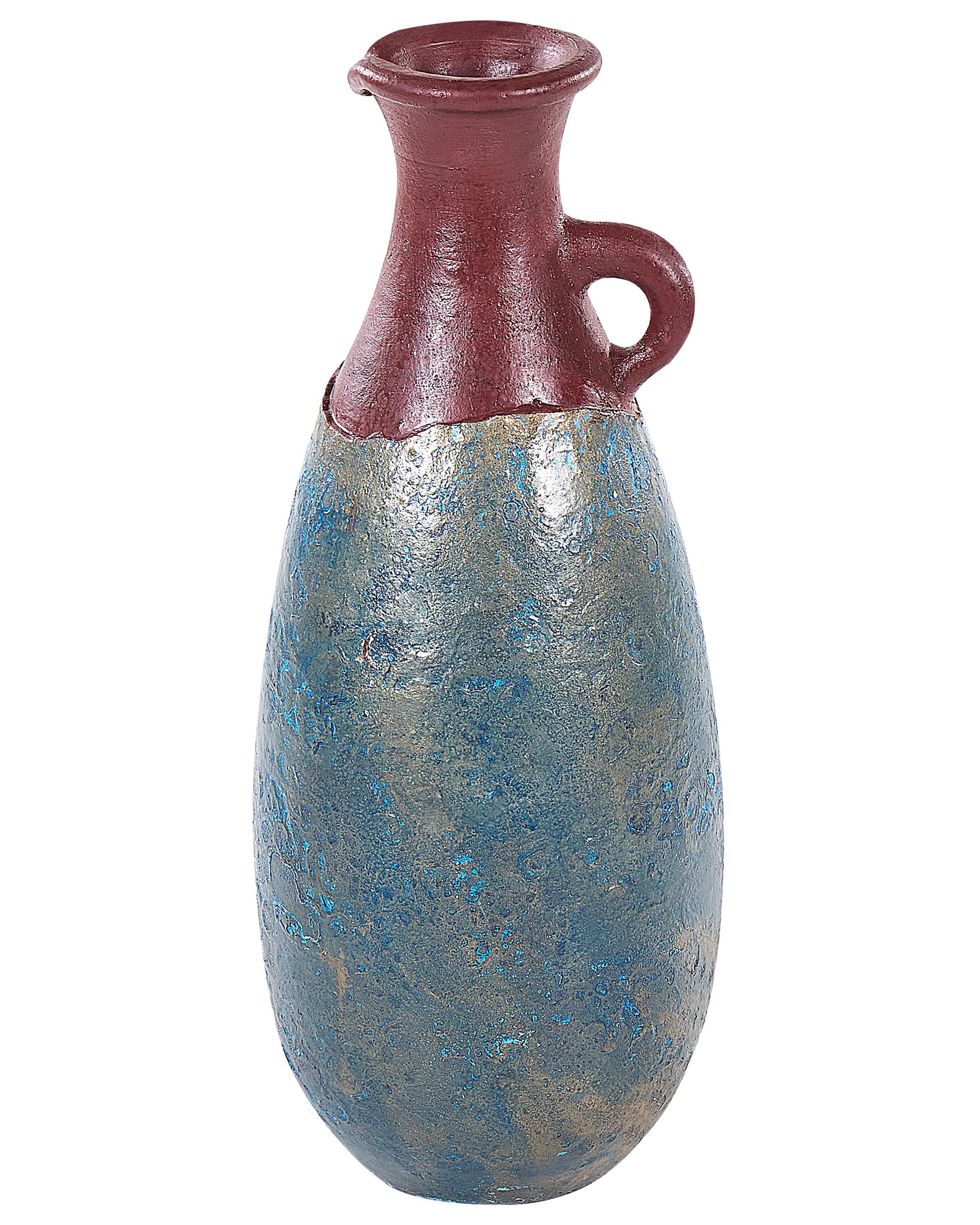 Decorative Vase VELIA Ceramic 40 cm Blue