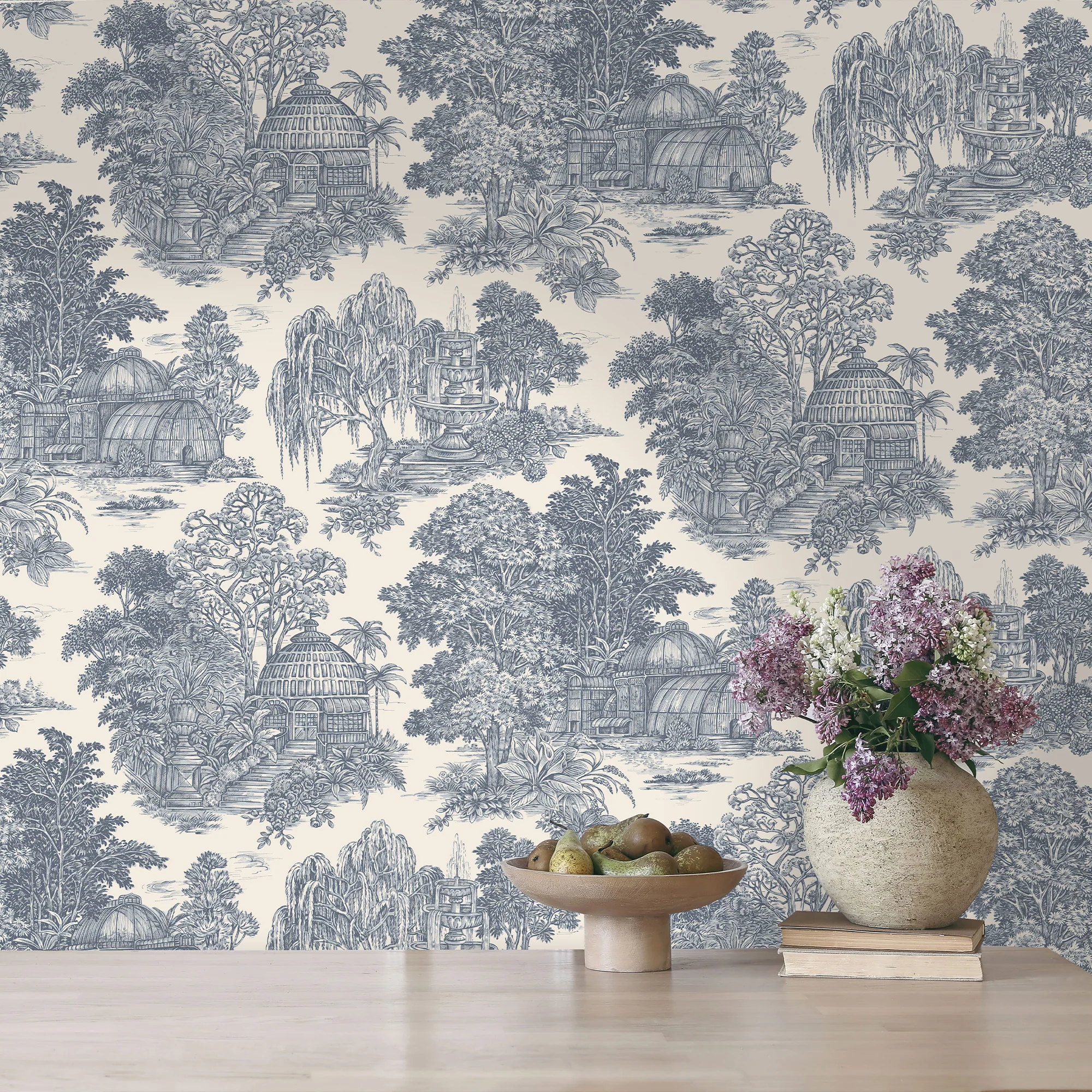 HOLDEN DECOR Papier peint intissé BLENHEIM bleu marine