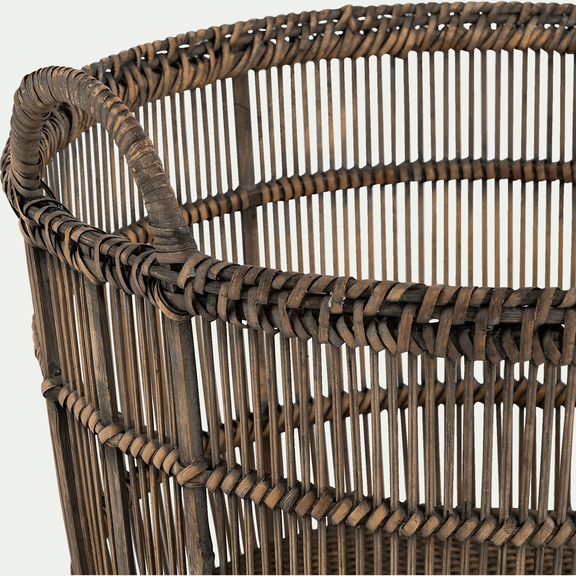 RODRIGO - Panier en bambou tressé - naturel H31xL26cm