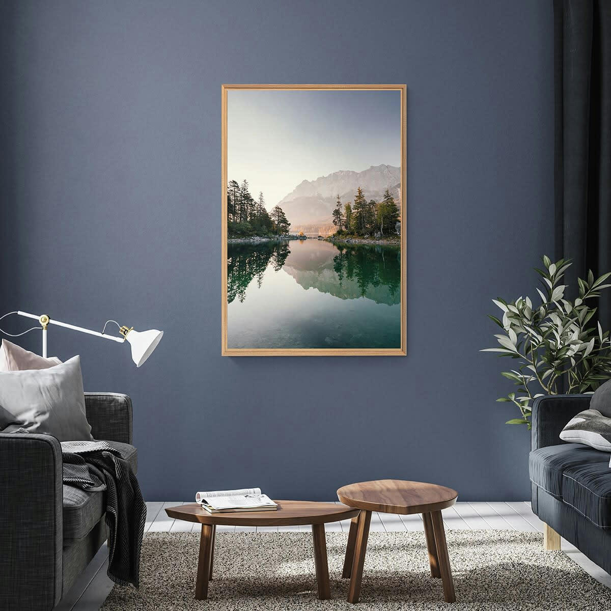 GRANDS ESPACES - Tableau mural encadré zen 65x97 cm