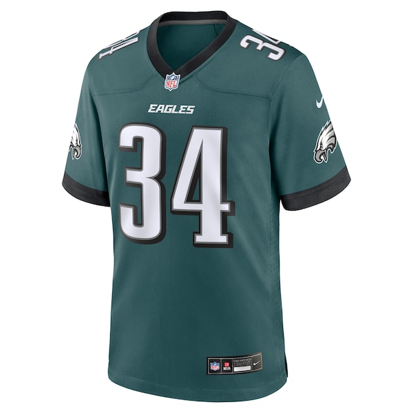 Isaiah Rodgers Philadelphia Eagles Nike Team Game Jersey - Midnight Green