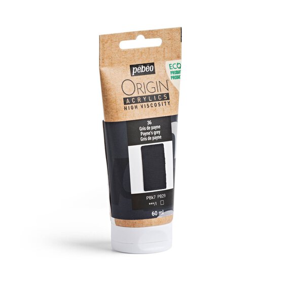 Pebeo Origin Payne's Grey Acrylic Paint 60ml