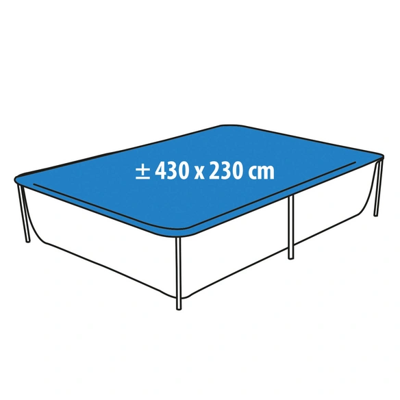 Poolabdeckung geeignet für 400 x 207 cm, Polyethylen (PE)