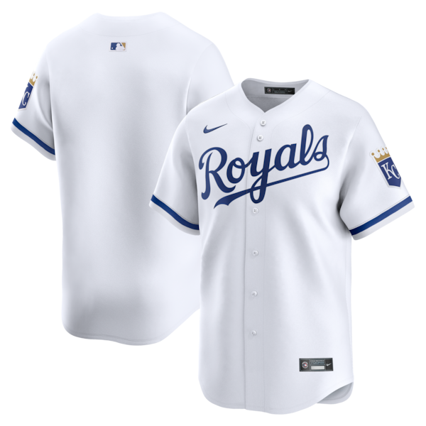 Kansas City Royals Nike Home Limited Jersey - White/Light Blue