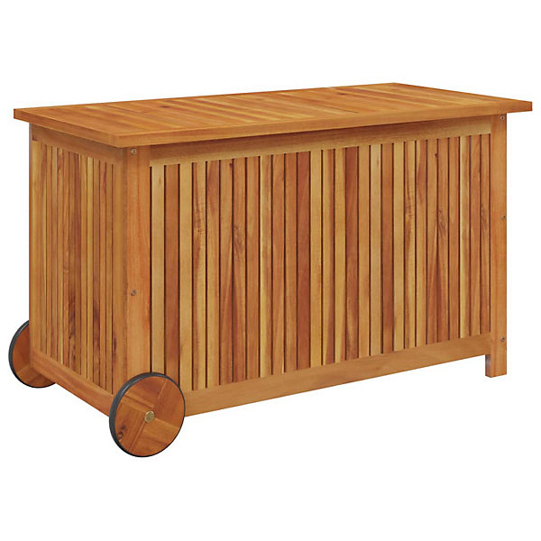Coffre boîte meuble de jardin rangement bois Helloshop26