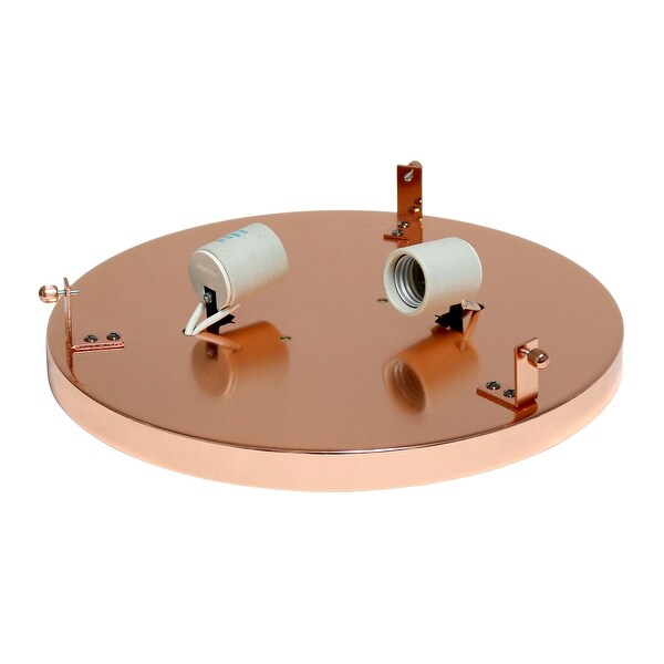 Lalia Home Glam 2 Light 12 Inch Round Flush Mount