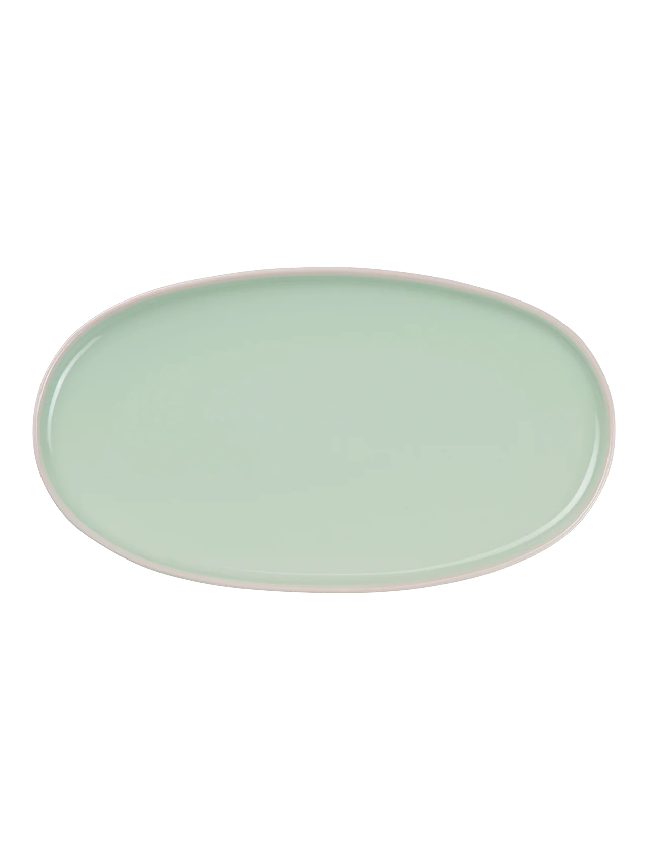 platte, oval, herb