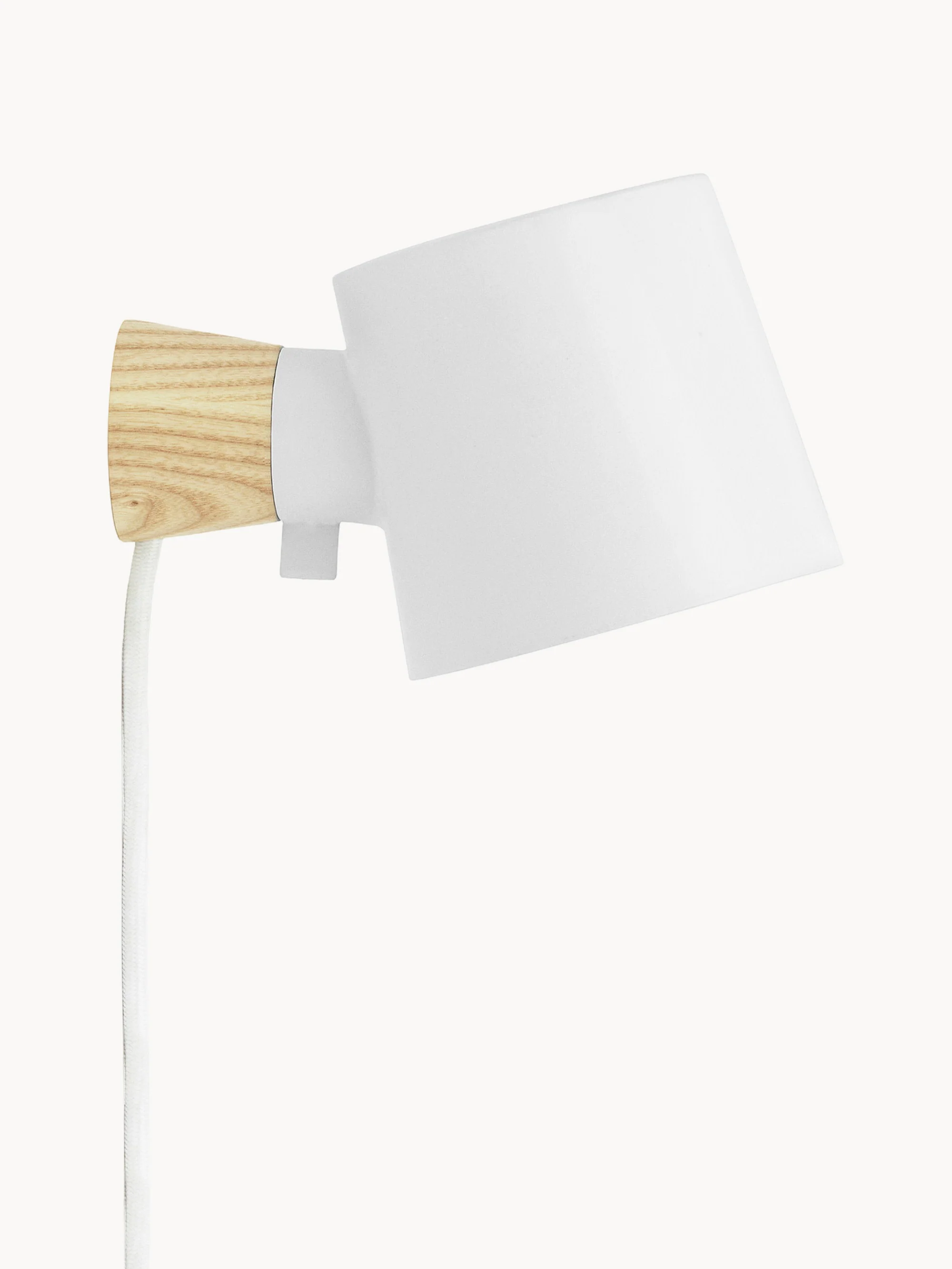Wandleuchte Rise mit Stecker