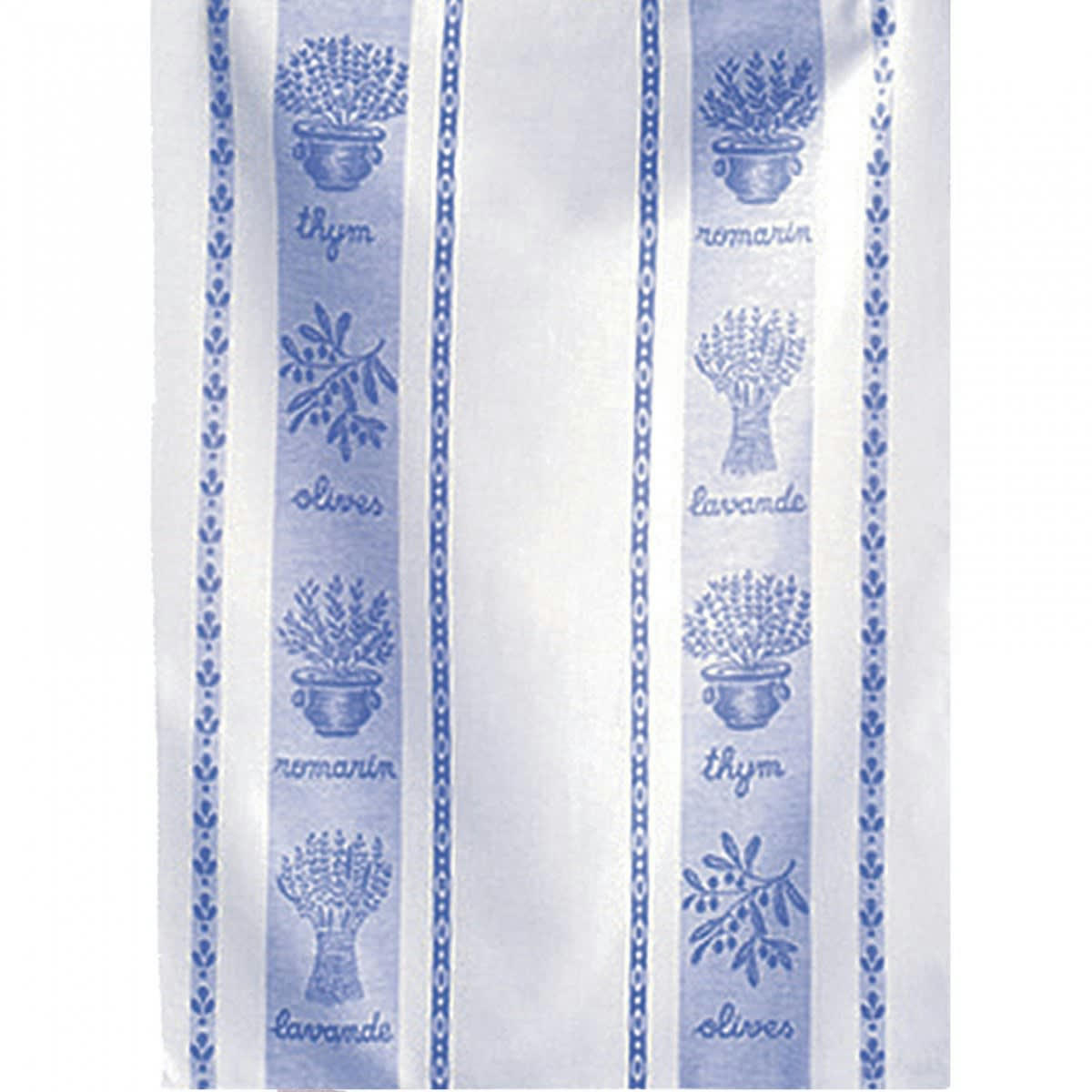 ST REMY AMANDE - Torchon en coton violet 50x75