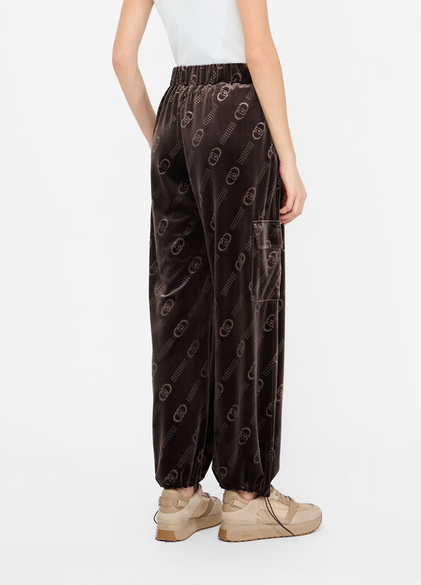 Pantaloni jogging in ciniglia