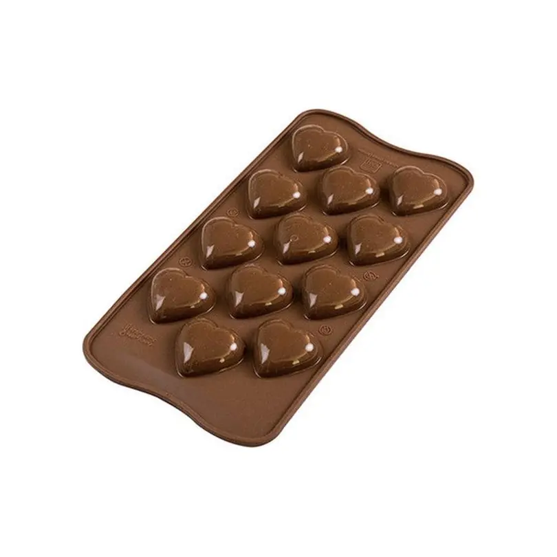 Silikonform Pralinenform Herz
