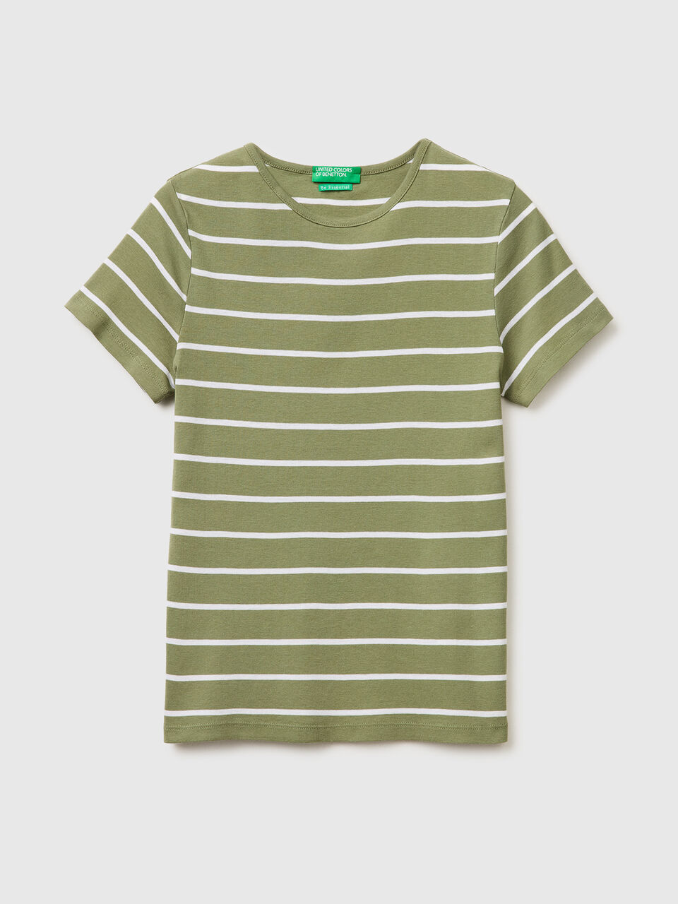 Crew neck striped t-shirt