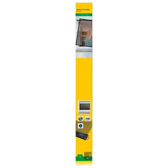 Insektenschutz-Fenster »PLUS«, BxH: 130 x 150 cm, anthrazit, mit Gitter aus Fiberglas