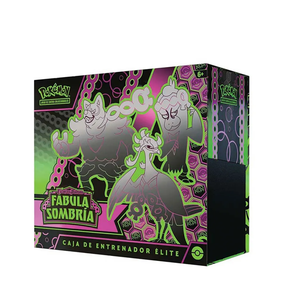 Pokemon Trading Card Game ETB Escarlata y Púrpura Fabula Sombría spanish