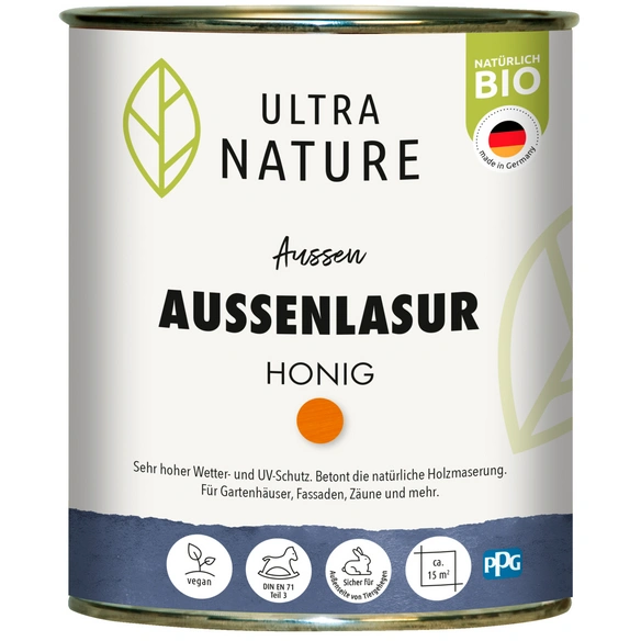 Holzlasur, Honig 2,5 Liter
