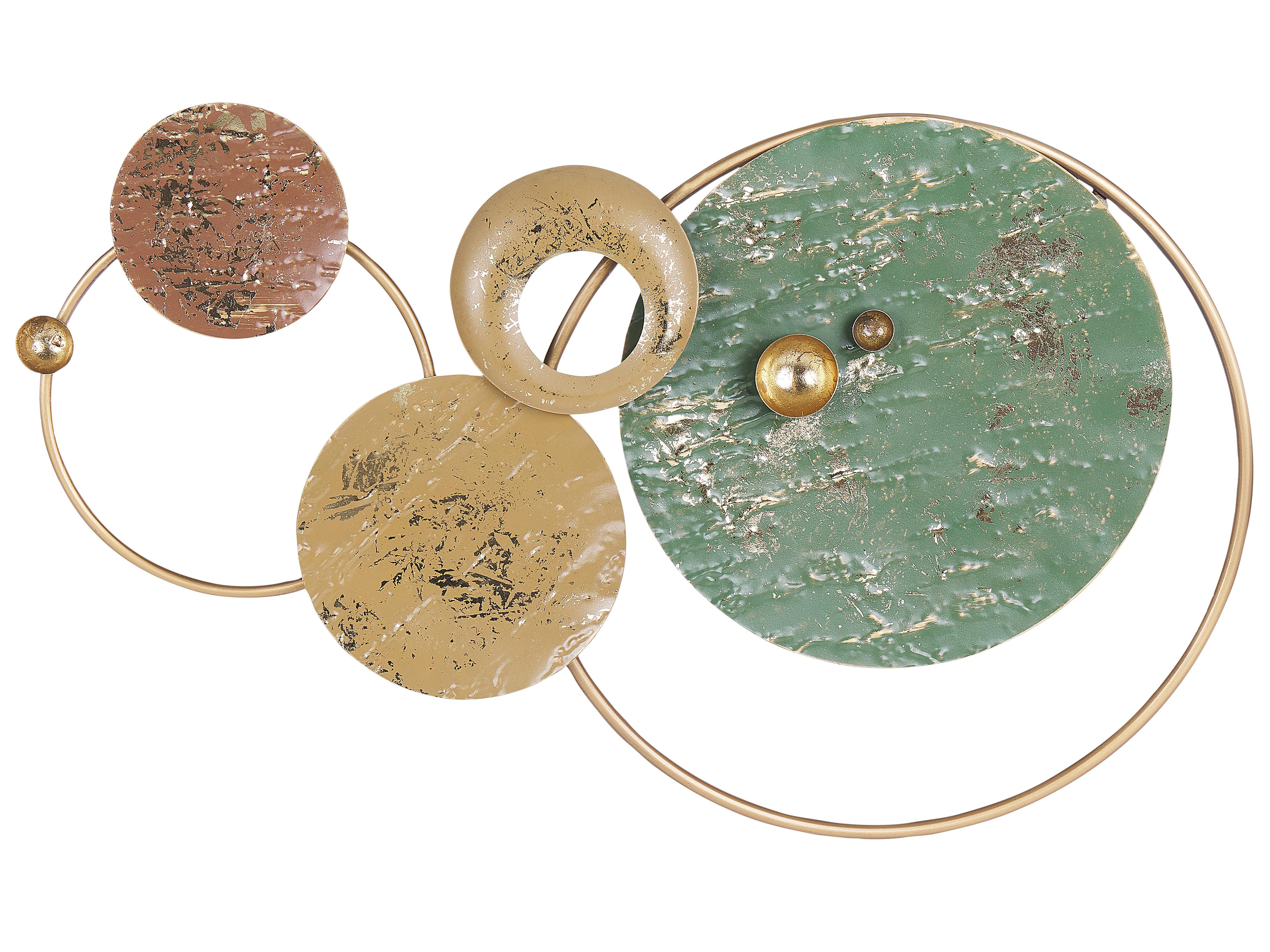 Wall Decor HELIUM Metal 45 cm Gold