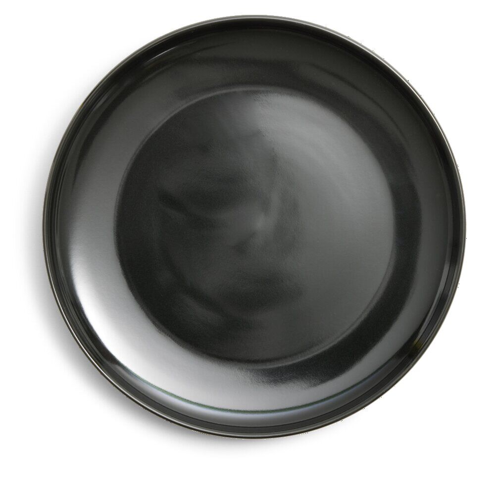 Assiette plate Oslo en grès noir Ø27cm