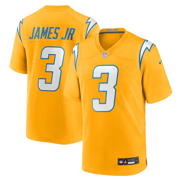 Derwin James Jr. Los Angeles Chargers Nike Youth Alternate Charger Power Game Player Jersey - Gold