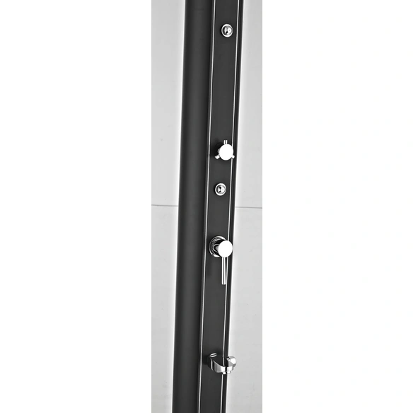 Solardusche, Aluminium, mit 32 l-Tank, verstellbarer Duschkopf