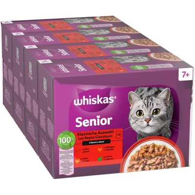 Whiskas Senior Pouches 48 x 85g