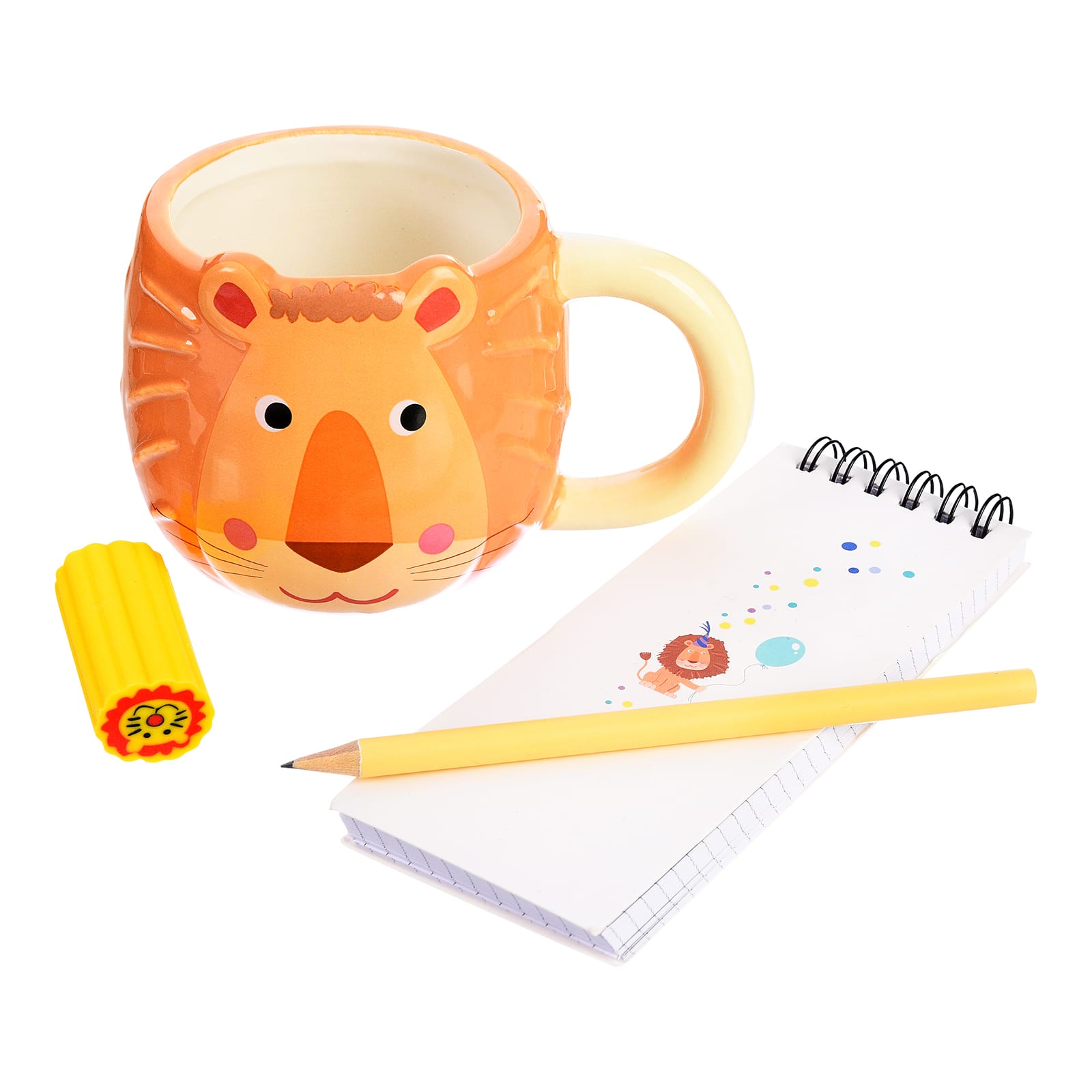 Geschenk-Set Lion Orange, 4 -tlg.