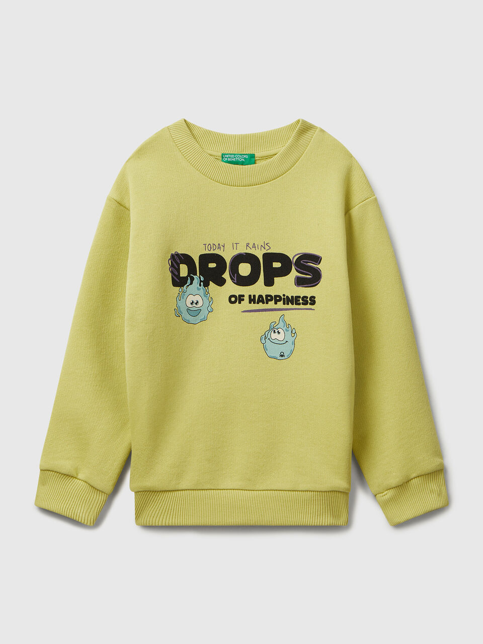 Long sleeve sweatshirt with print