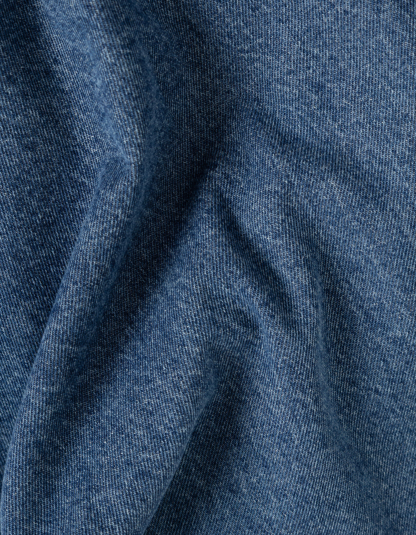 Robe en jean bleu trois poches plaquées Femme