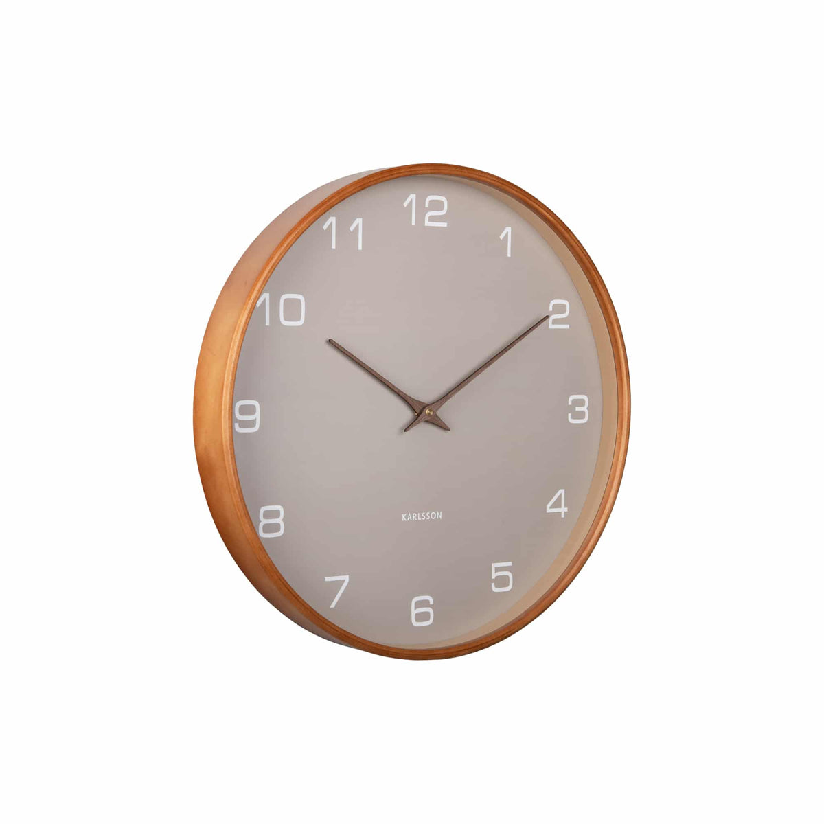 Karlsson wandklok Acento - grijs - Ø40cm