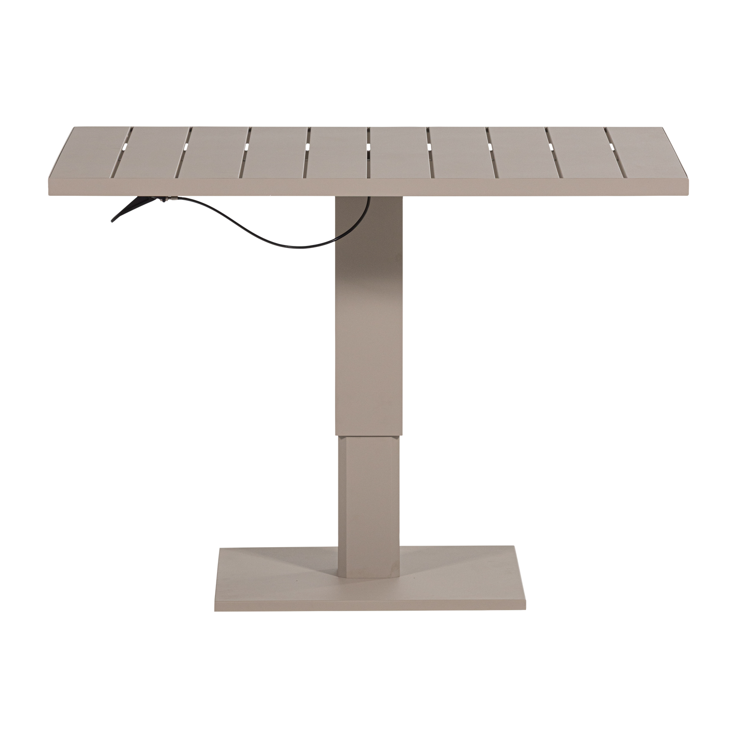 WOOOD tuintafel verstelbaar Tesso - Aluminium - Zand - 68/45x100x80