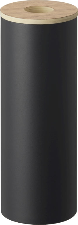 Yamazaki Tissuebox Rond - Rin - Zwart