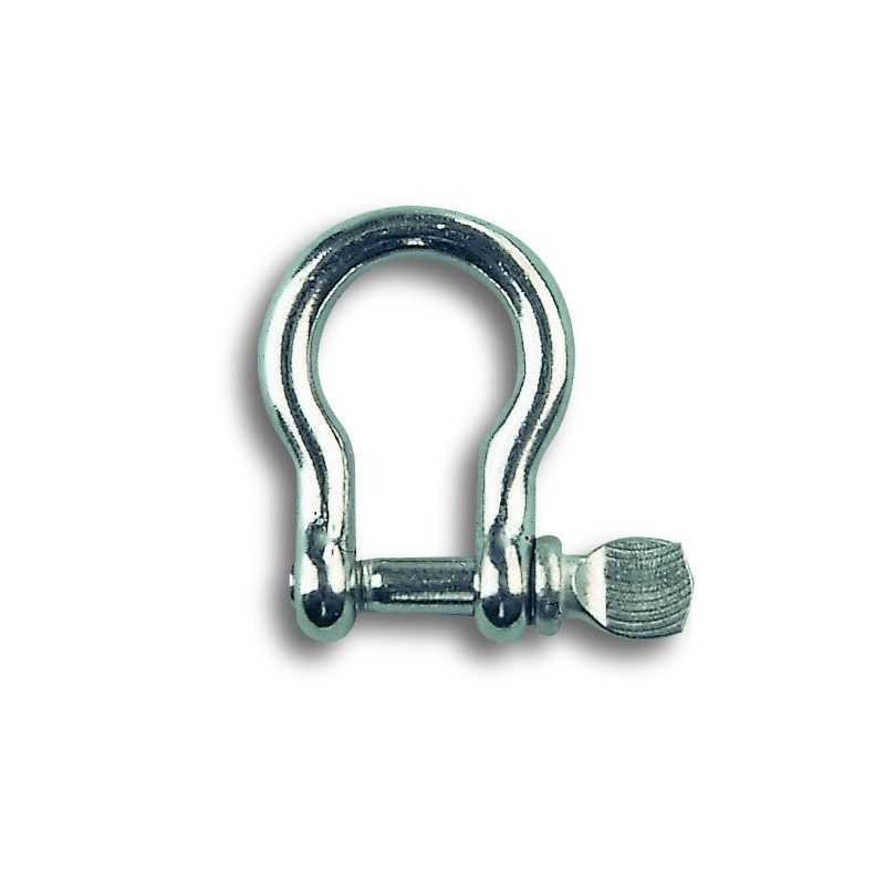 Manille lyre en acier inoxydable Ø 8 x 16 mm CHAPUIS