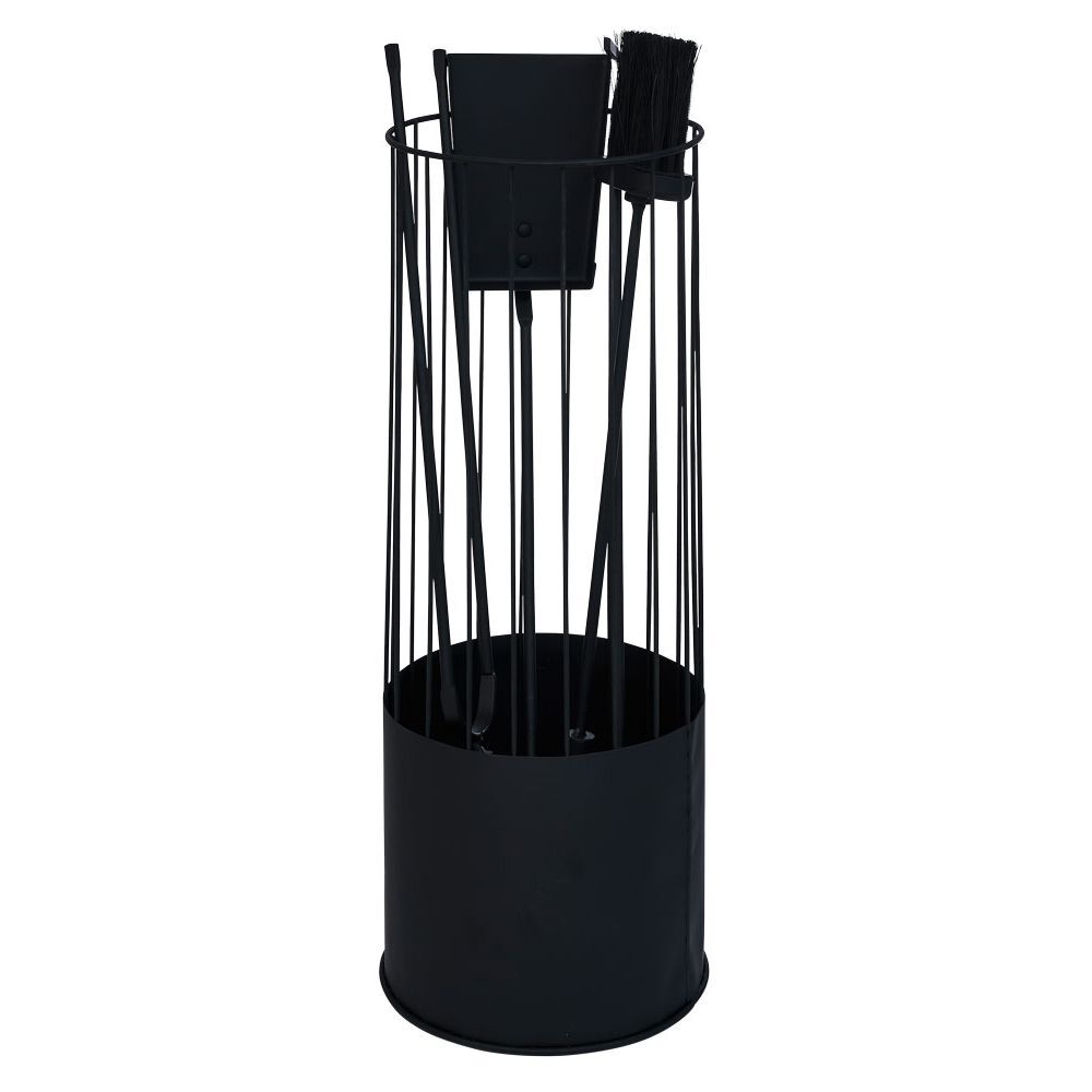Accessoires cheminée x4 avec support