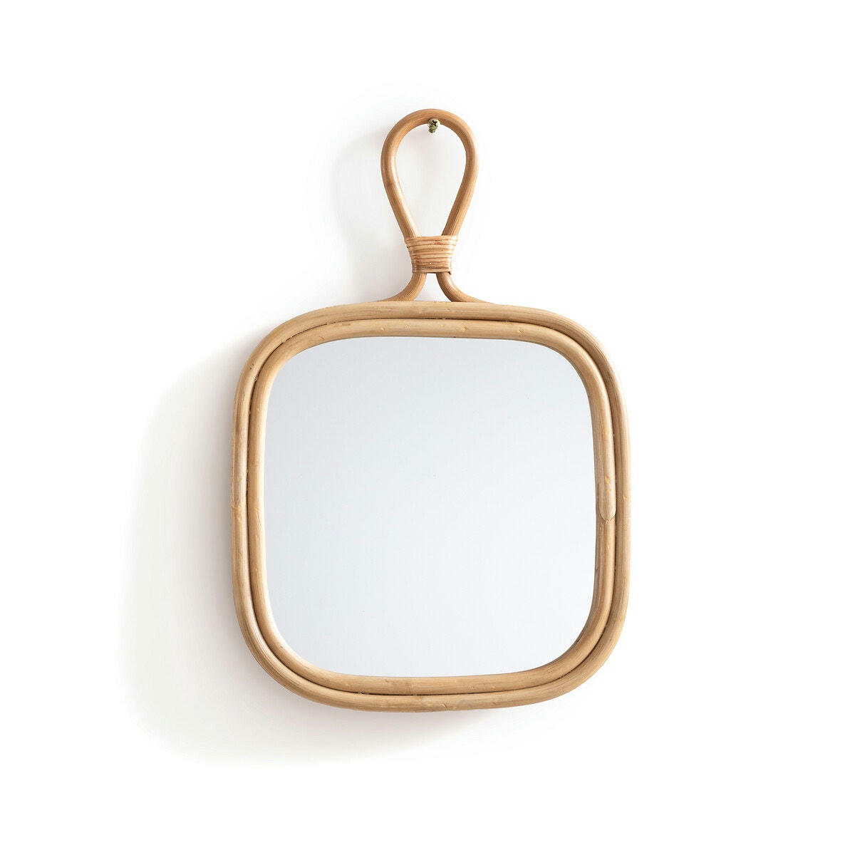 Miroir rectangulaire en rotin 25x39 cm, Nogu