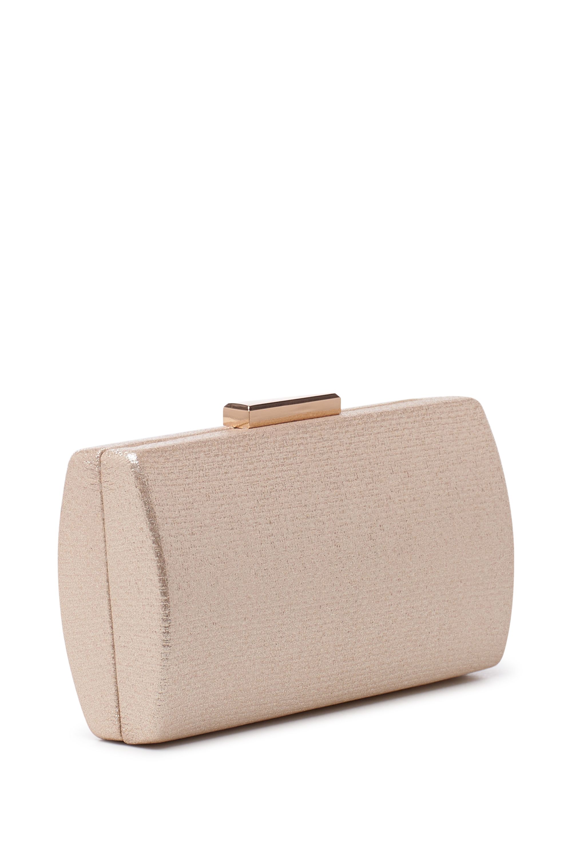 Paradox London Dahliana Shimmer Box Clutch Bag