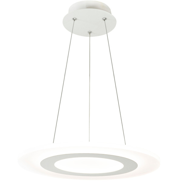 Lampa wisząca MIKELIbiała LED 1x17W Neutralna biel 1100lm Polux
