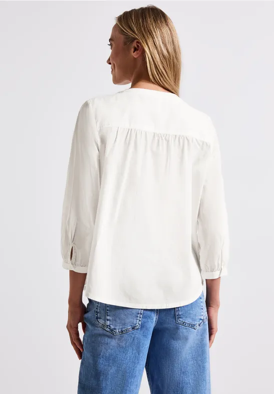 Baumwollbluse mit Details