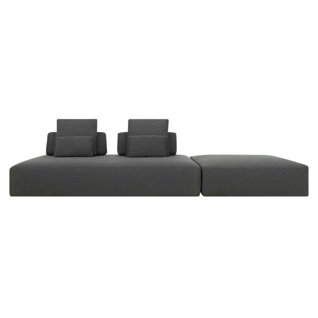 SOFÁ 4 LUGARES C/2 KITS ALMOFADAS MUVI