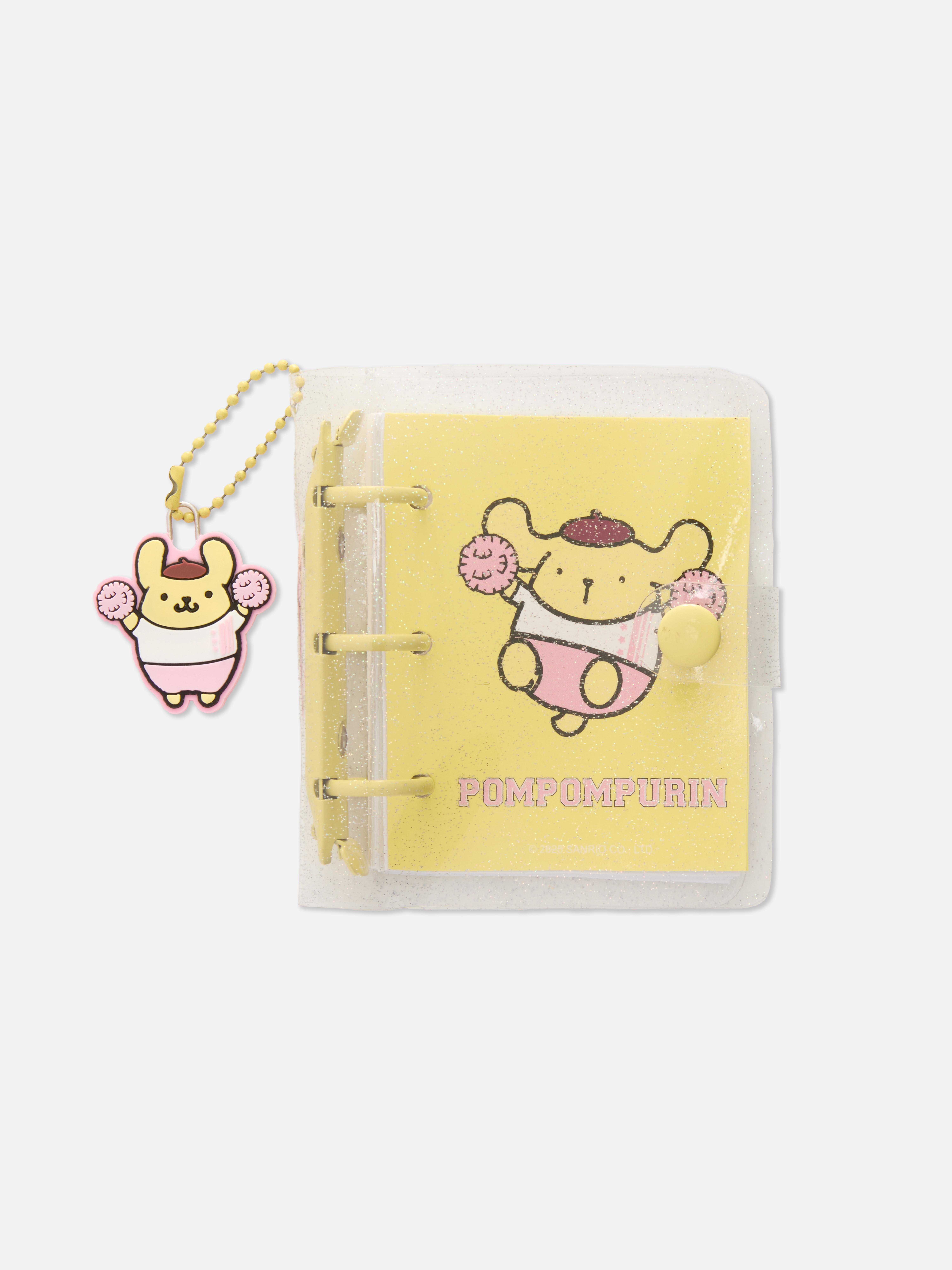 Hello Kitty Pompompurin Mini Clip Notebook