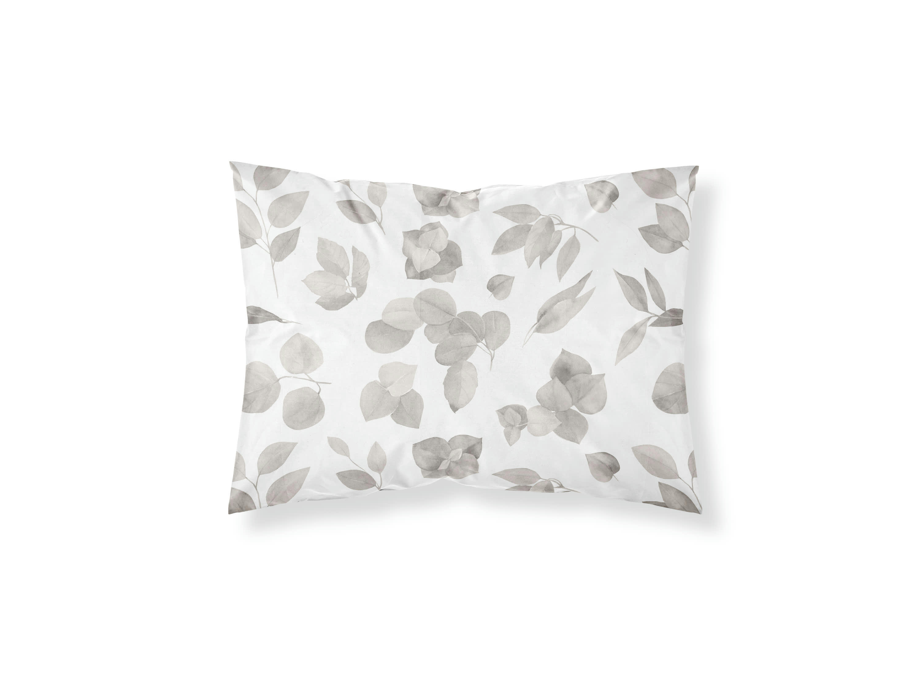 - Taie d'oreiller 100% coton 1 pièce imprimé de feuilles 80 x 80