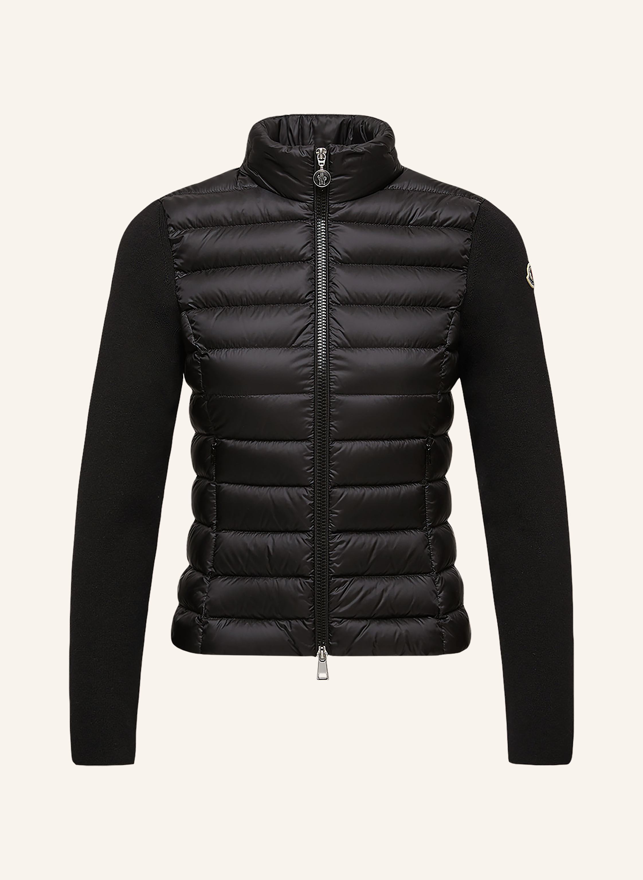 MONCLER Daunenjacke TRICOT im Materialmix