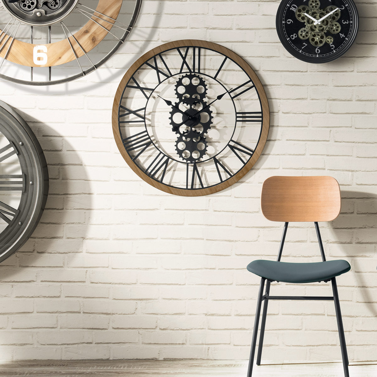 Mechanical clock "Maelo" D.70 cm