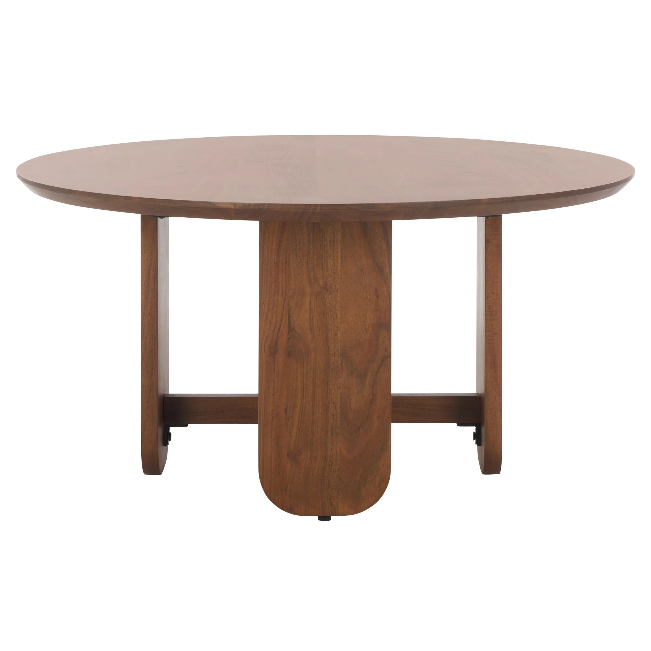 SAFAVIEH Couture Raybelina Round Wood Coffee Table - 35W x 35D x 18H